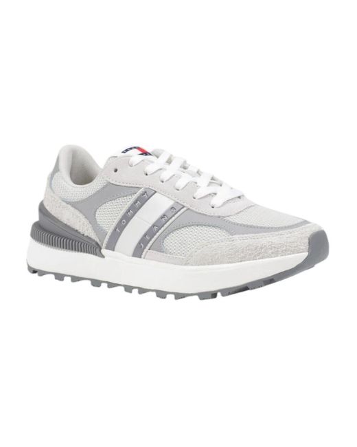 Tommy Hilfiger White Wildleder schuhe frühling/sommer kollektion