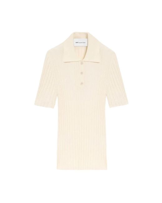 AMI Natural Polo Shirts