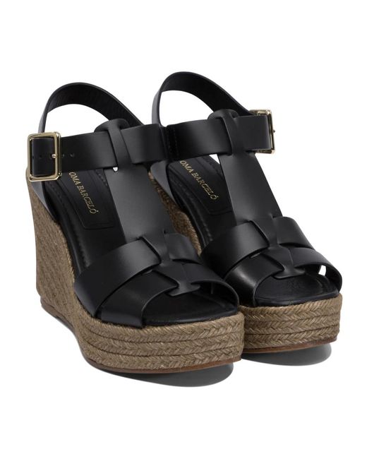 Paloma Barceló Wedges in het Black