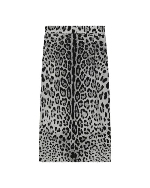 Dolce & Gabbana Gray Midi Skirts