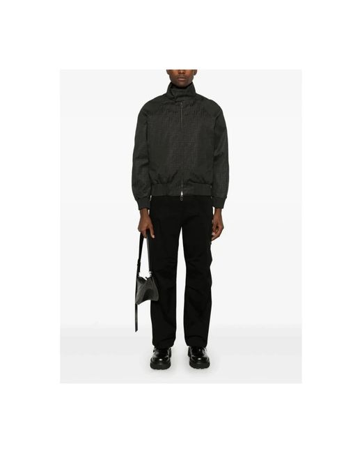 Fendi Gray Light Jackets for men