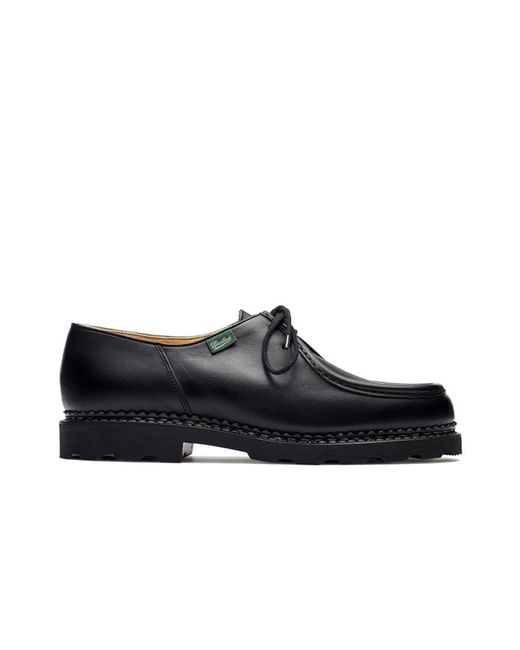 Paraboot Black Laced Shoes for men