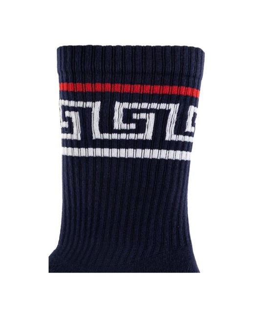 Socks Versace de hombre de color Blue