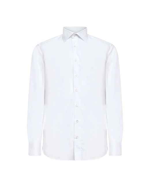 D4.0 White Formal Shirts for men