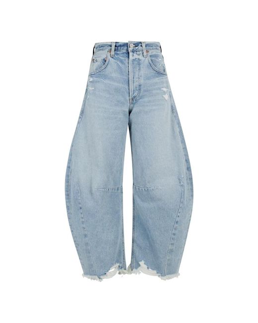Citizens of Humanity Blue Loose-Fit Jeans