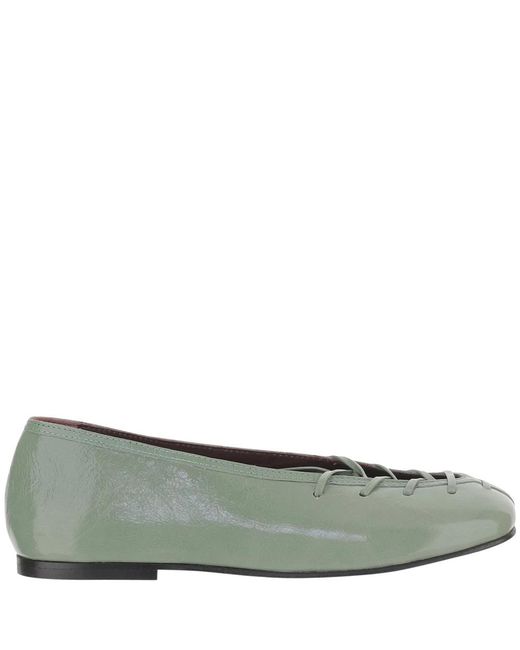 Alohas Green Ballerinas