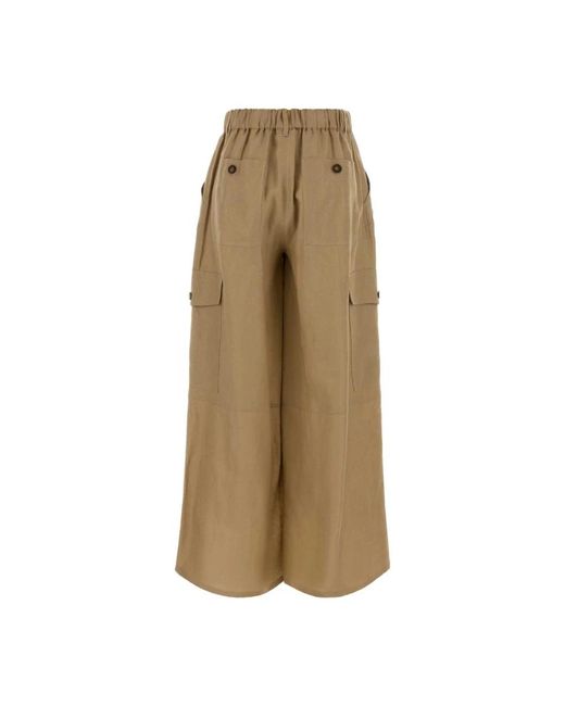 Weekend by Maxmara Natural Wide Trousers