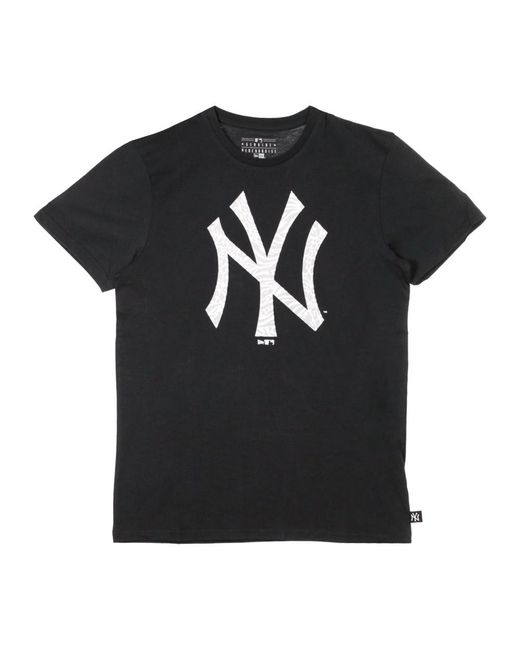KTZ Tops ,Blauw ,Mlb Print Tee in het Black voor heren