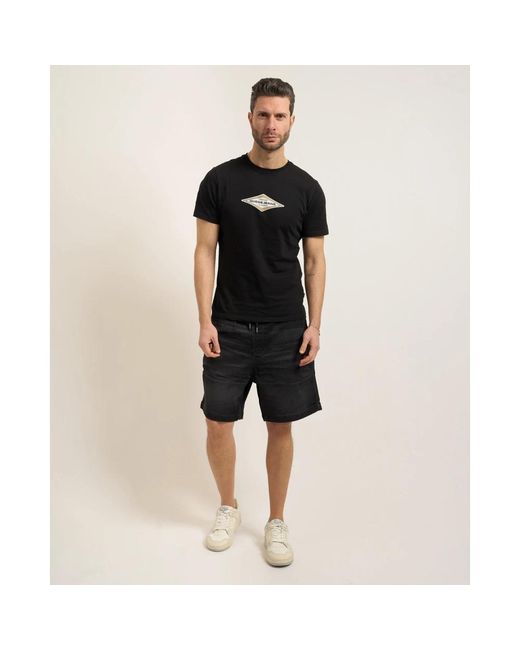 Denim Shorts Guess de hombre de color Black