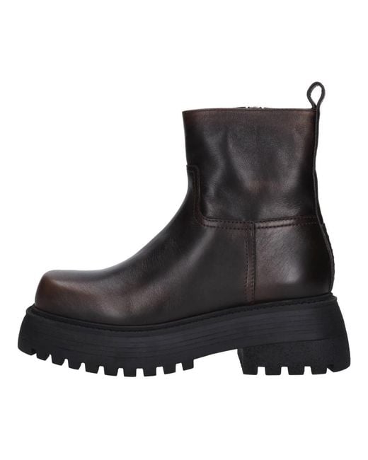 3Juin Black Ankle Boots