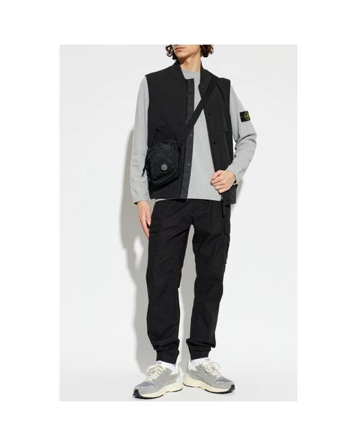 Stone Island Black Vests for men