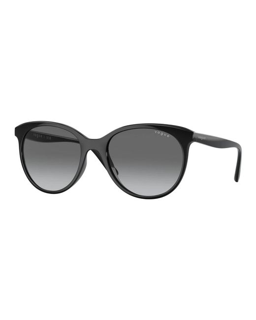 Gafas de sol negras/grises sombreadas Vogue de color Black