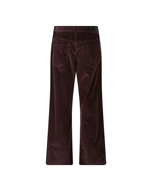 Pinko Red Straight Trousers