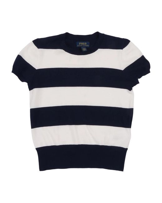 Polo Ralph Lauren Blue Round-Neck Knitwear for men