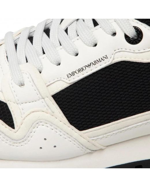 Emporio Armani Weiße x4x557xm998 sneakers in Black für Herren