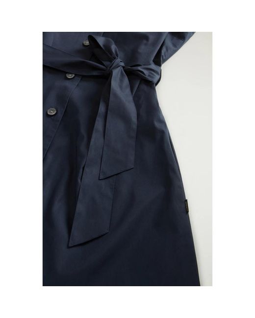 Woolrich Chemisier Jurk in het Blue