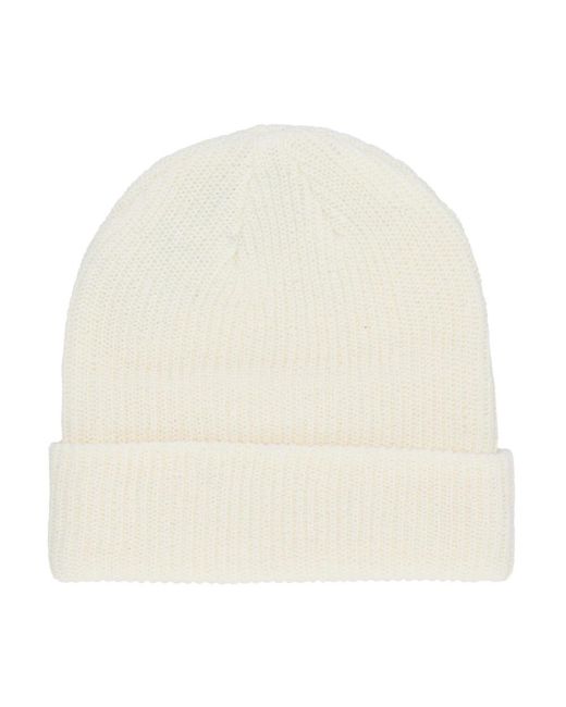 Iuter Accessoires ,Wit ,Wol Witte Grid Beanie Muts in het White