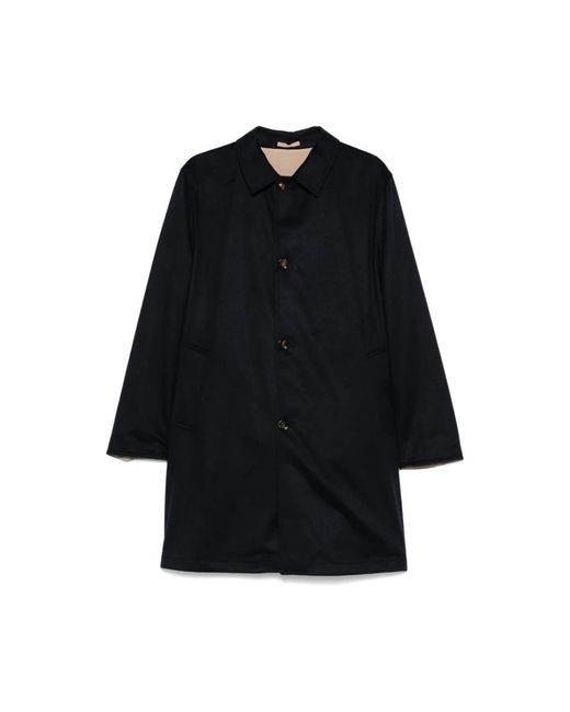 KIRED Black Single-Breasted Coats for men
