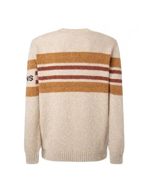 Pepe Jeans Natural Round-Neck Knitwear for men