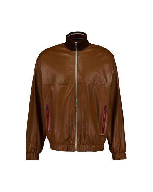 Gucci Brown Bomber Jackets for men
