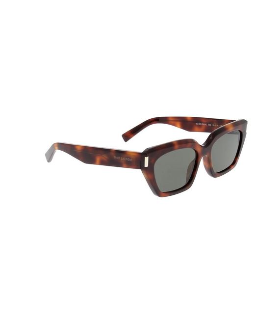 Saint Laurent Accessoires ,Bruin ,Sl 511 Zonnebrillen in het Brown