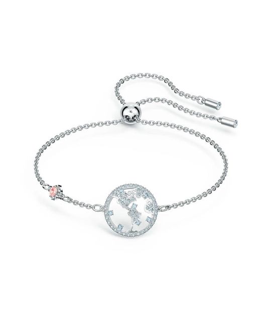 Swarovski Metallic Reise globe armband mit -kristallen