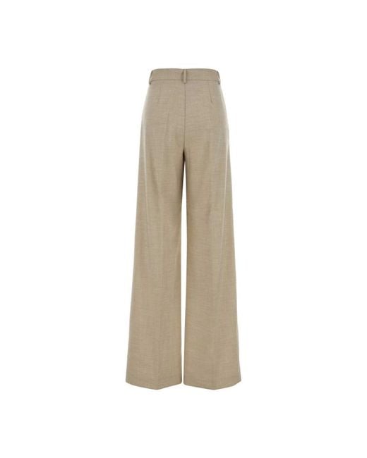 ANDAMANE Natural Wide Trousers