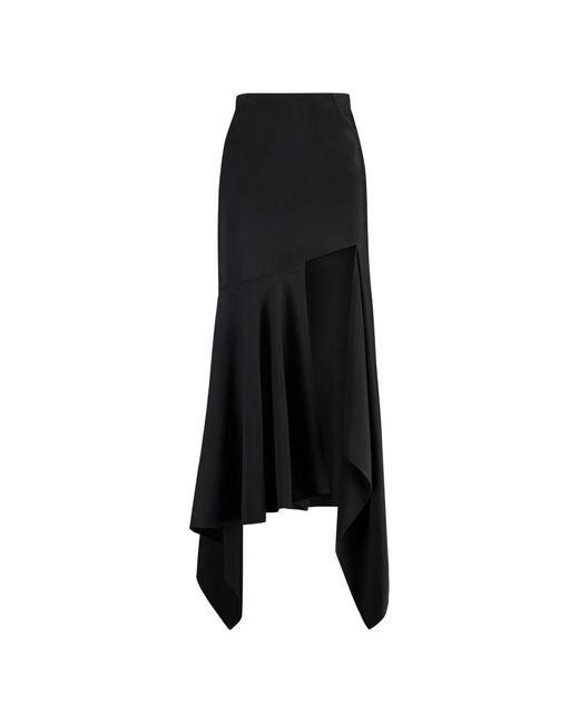 Mugler Black Midi Skirts