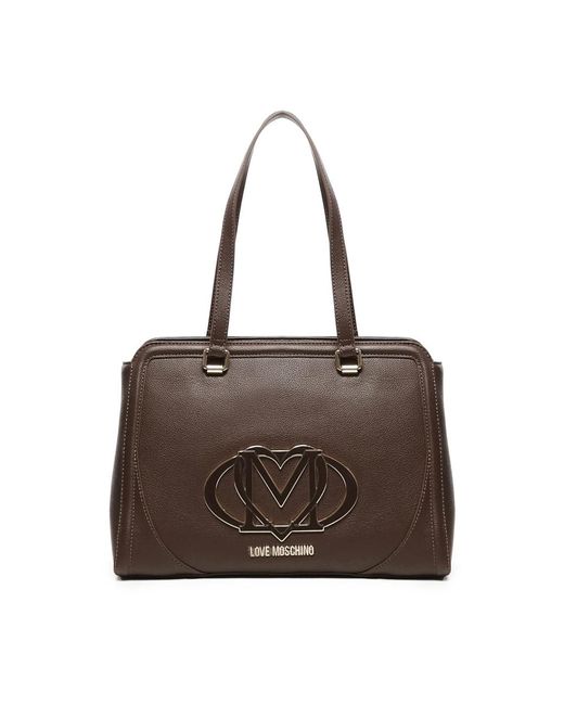 Love Moschino Brown Shoulder Bags