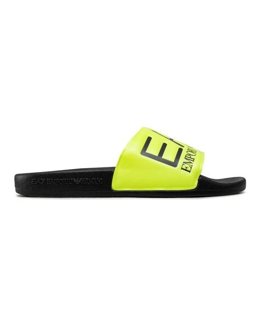 Sliders di EA7 in Yellow da Uomo