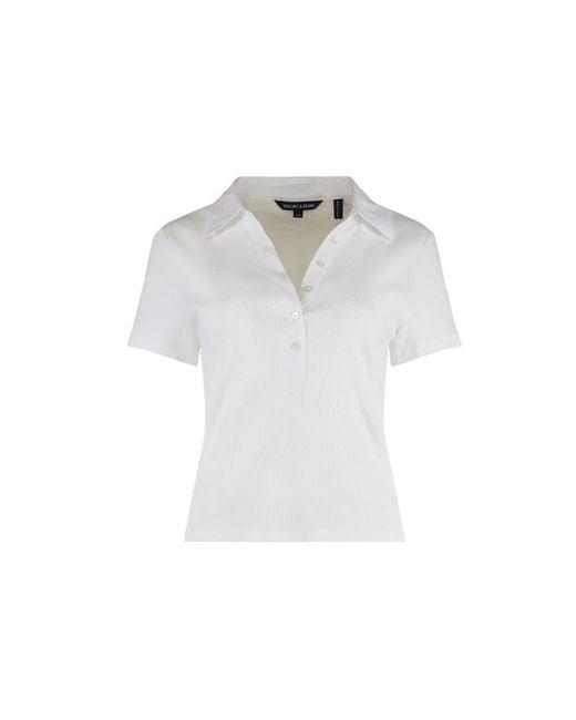 Veronica Beard White Polo Shirts