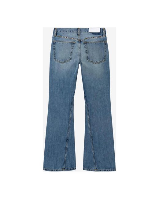 Re/done Blue Flared Jeans