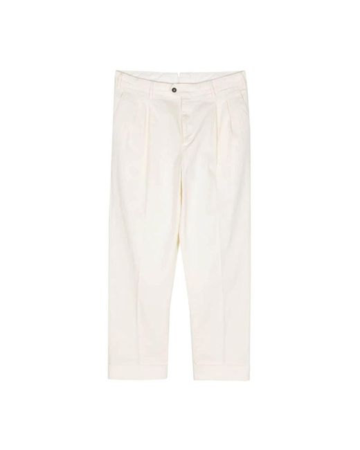 Pantaloni bianco crema ss24 di PT Torino in White da Uomo