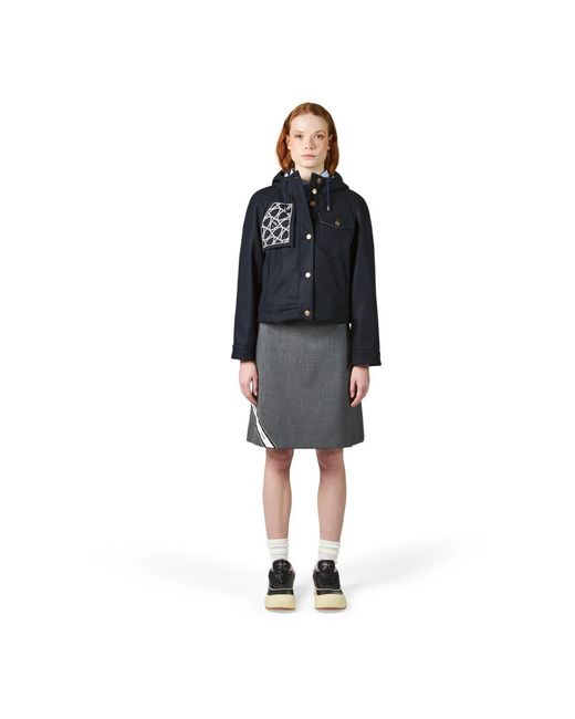 Philippe Model Jassen ,Blauw ,Wol Jas in het Blue