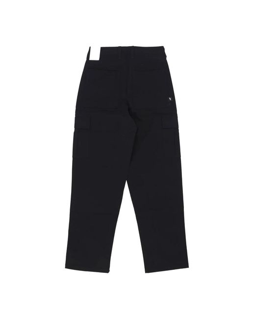 Nike Fitness ,Zwart ,Katoen Cargo Broek Zwart Ripstop Katoen in het Blue voor heren