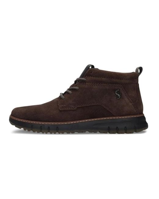 Salamander Brown Lace-Up Boots for men