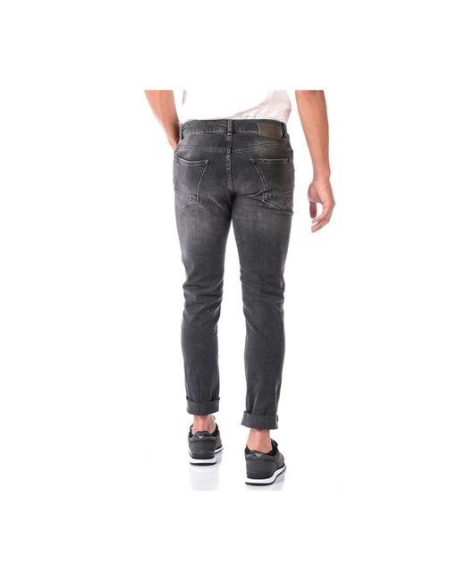 Daniele Alessandrini Gray Slim Fit Jeans for men