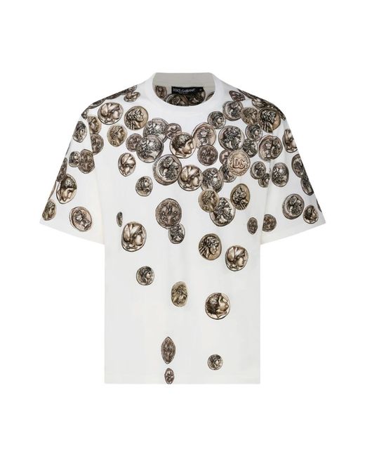 Dolce & Gabbana Natural T-Shirts for men