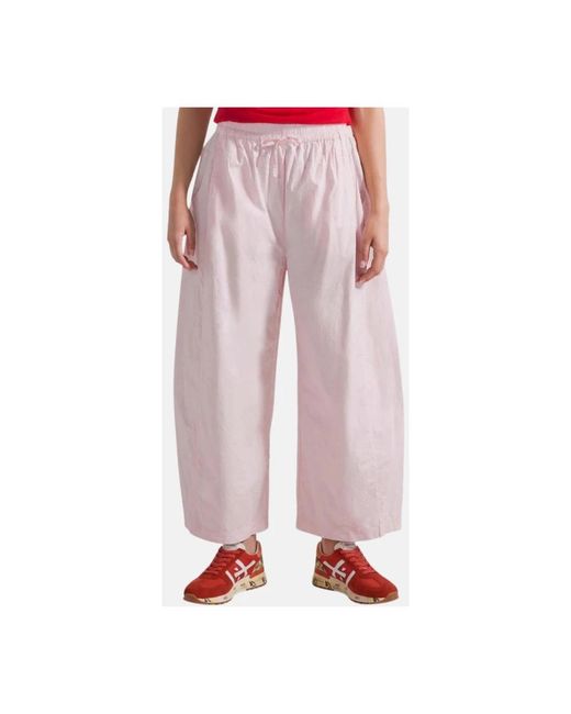 Deha Red Wide Trousers