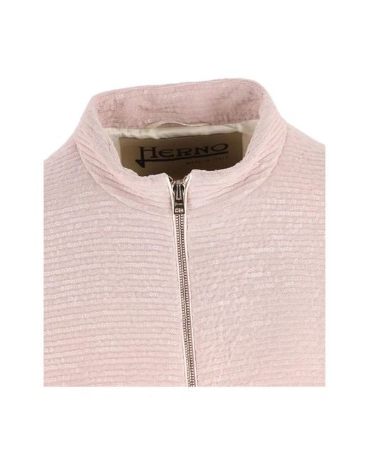 Herno Pink Zip-Throughs