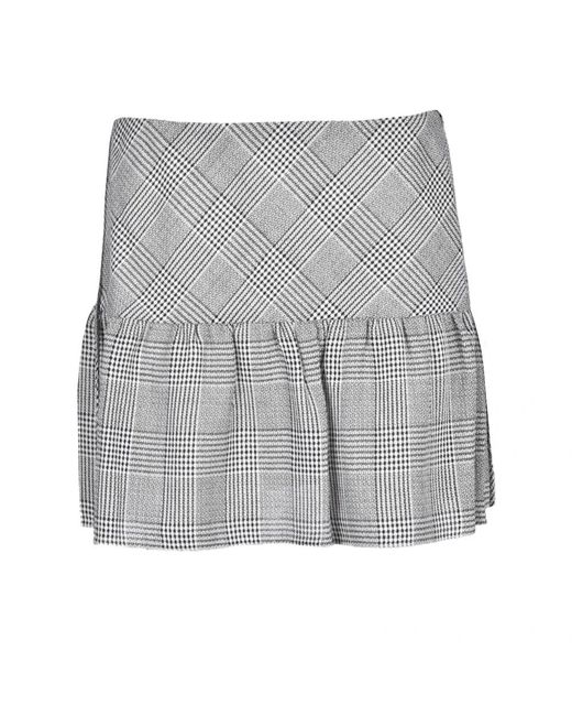 Alessandra Rich Gray Short Skirts