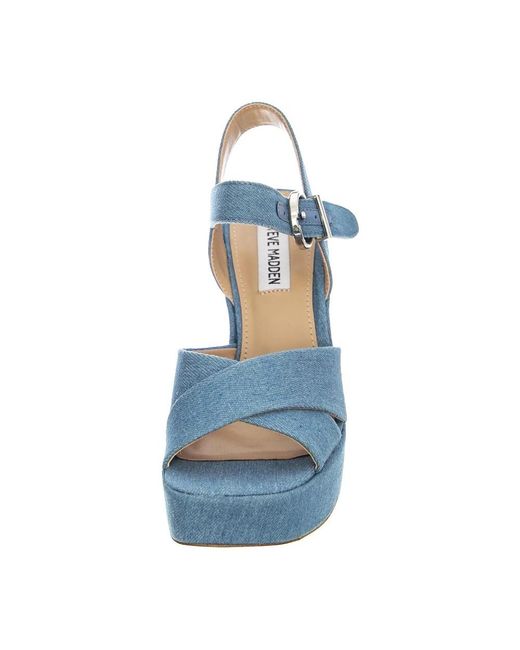 Steve Madden Blue Wedges