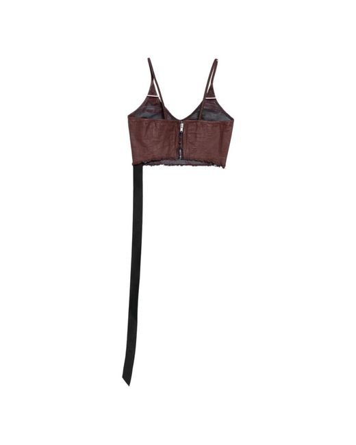 Rick Owens Purple Sleeveless Tops