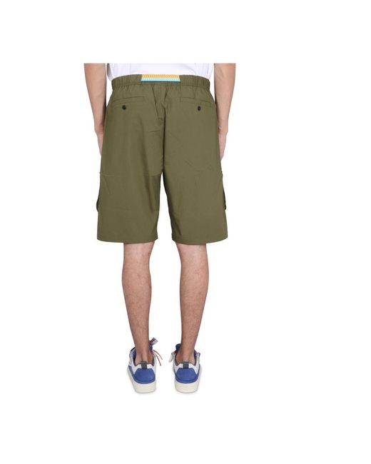 Marcelo Burlon Green Casual Shorts for men