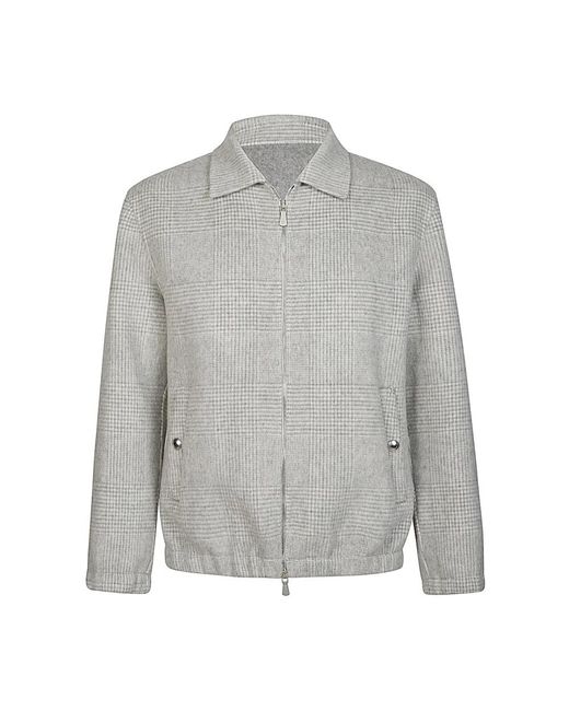 Eleventy Gray Cashmere Knitwear for men