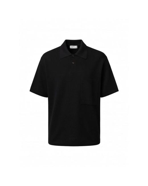 Universal Works S/S Pullover Knit in het Black voor heren