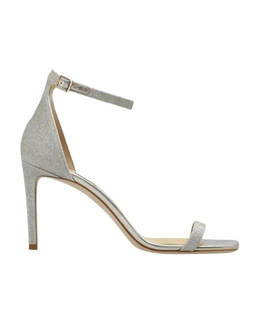 Jimmy Choo White 'alva' absatzsandale