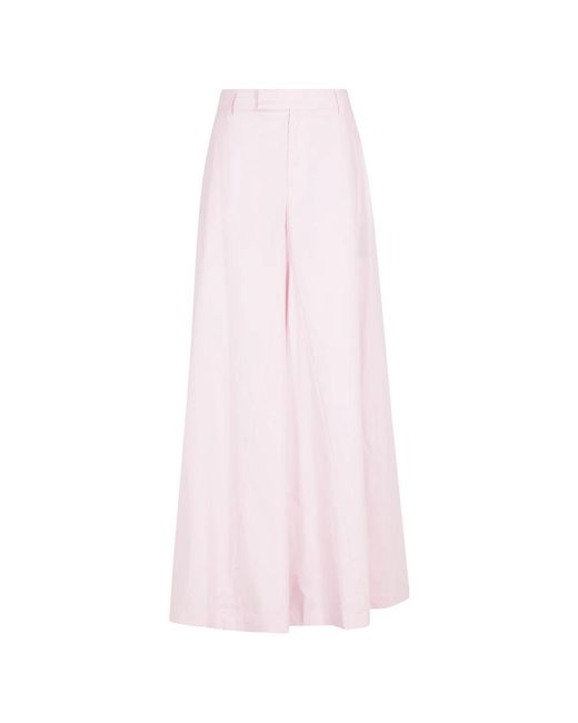 FEDERICA TOSI Pink Wide Trousers