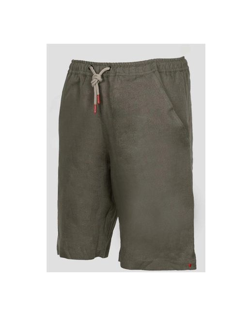 Kiton Gray Casual Shorts for men