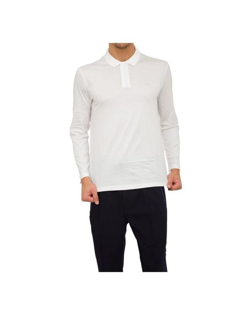 Emporio Armani Gray Polo Shirts for men